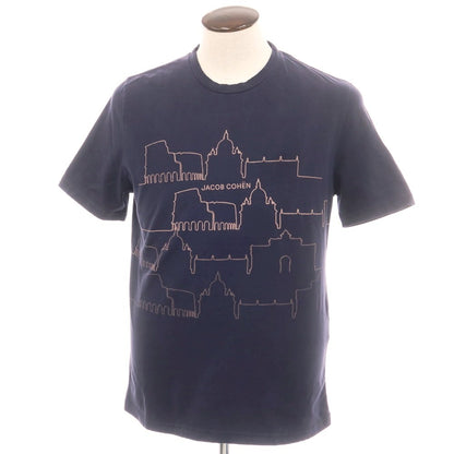 【新品アウトレット】ヤコブコーエン JACOB COHEN ストレッチコットン クルーネック 半袖Ｔシャツ ネイビー【 L 】【 状態ランクN- 】【 メンズ 】