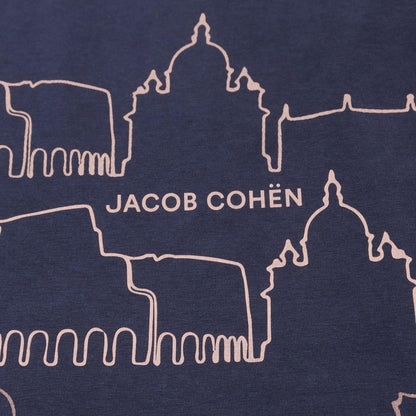 【新品アウトレット】ヤコブコーエン JACOB COHEN ストレッチコットン クルーネック 半袖Ｔシャツ ネイビー【 L 】【 状態ランクN- 】【 メンズ 】