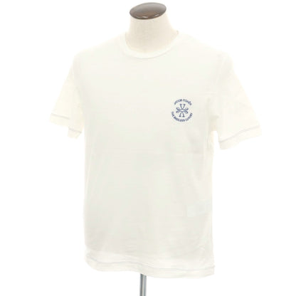 【新品】ヤコブコーエン JACOB COHEN コットン クルーネック 半袖Ｔシャツ ホワイト【 L 】【 状態ランクN 】【 メンズ 】