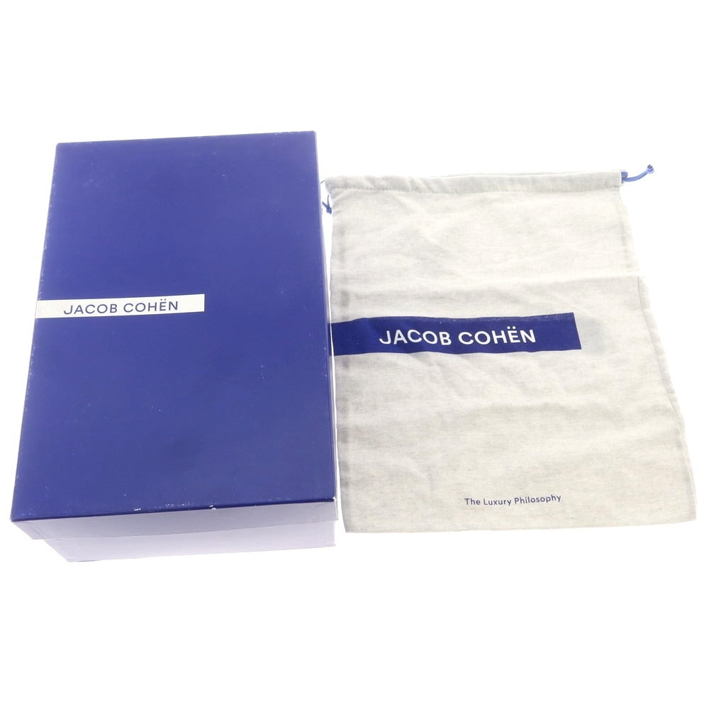 【新品】ヤコブコーエン JACOB COHEN SHOOTER レザー スニーカー ホワイト【 サイズ43 】【 状態ランクN 】【 メンズ 】 [BPD]