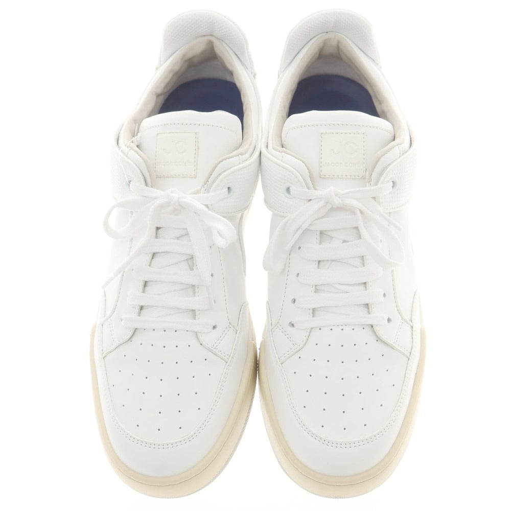 【新品】ヤコブコーエン JACOB COHEN SHOOTER レザー スニーカー ホワイト【 43 】【 状態ランクN 】【 メンズ 】