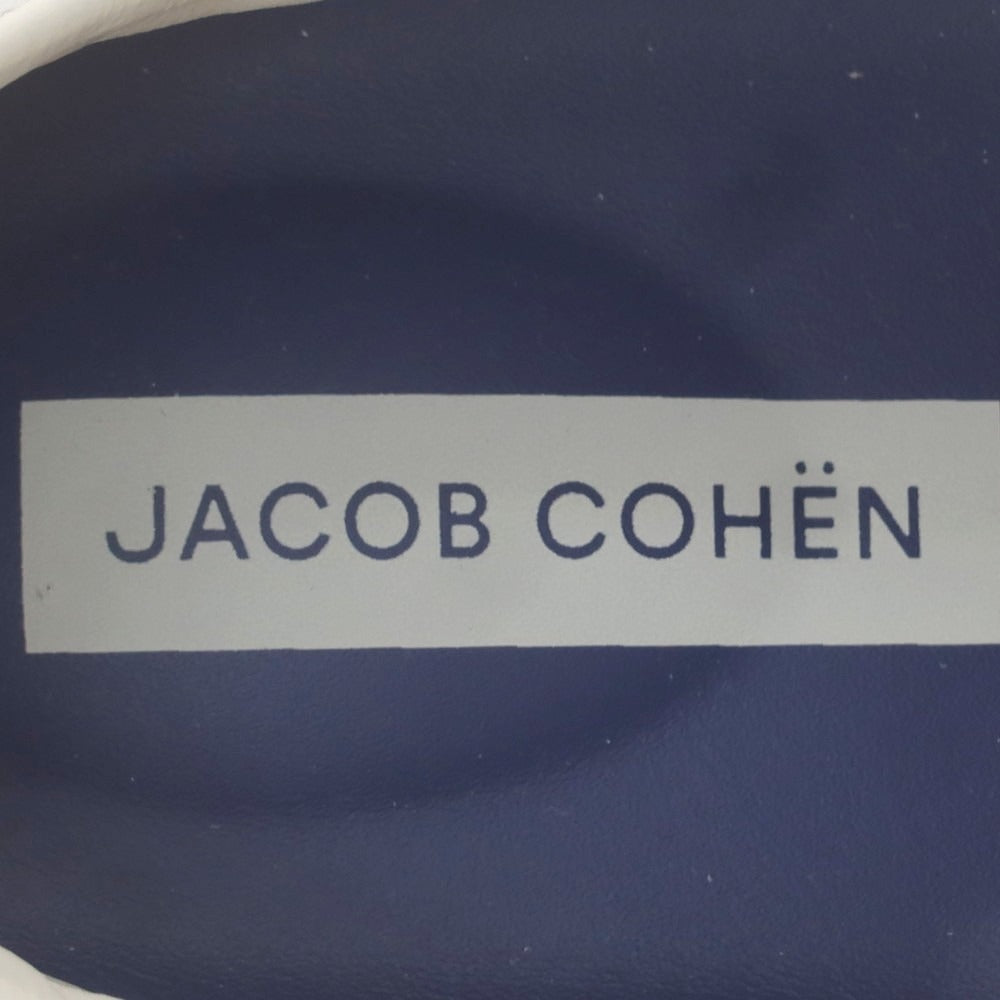 【新品】ヤコブコーエン JACOB COHEN SHOOTER レザー スニーカー ホワイト【 43 】【 状態ランクN 】【 メンズ 】