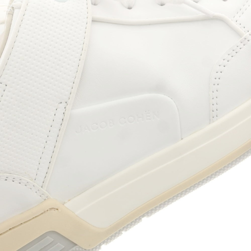 【新品】ヤコブコーエン JACOB COHEN SHOOTER レザー スニーカー ホワイト【 43 】【 状態ランクN 】【 メンズ 】