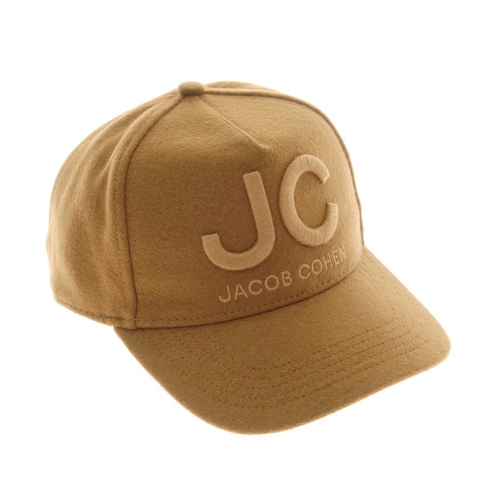 【新品】ヤコブコーエン JACOB COHEN ウールナイロンカシミヤ キャップ 帽子 ブラウン【 M 】【 状態ランクN 】【 メンズ 】