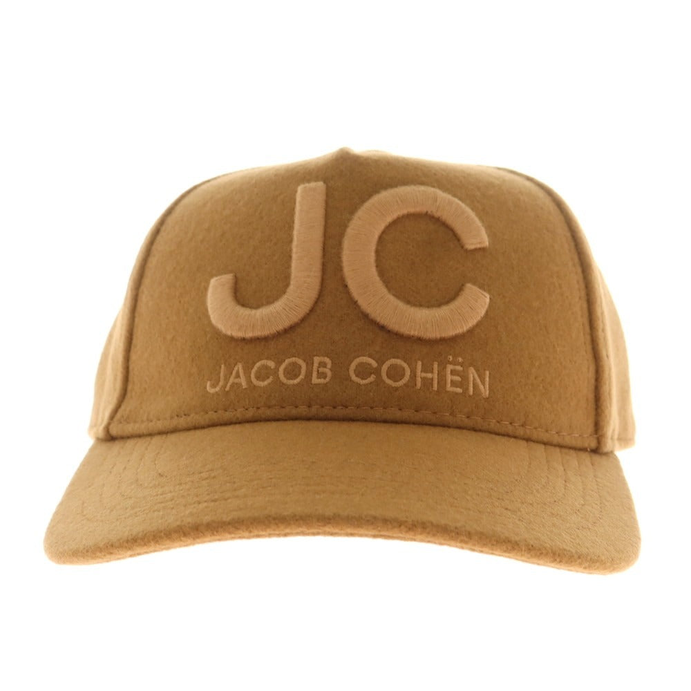 【新品】ヤコブコーエン JACOB COHEN ウールナイロンカシミヤ キャップ 帽子 ブラウン【サイズM】【 状態ランクN 】【 メンズ 】[DPD]