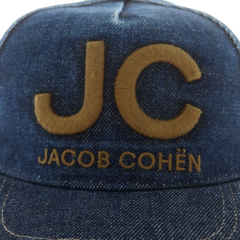 【新品】ヤコブコーエン JACOB COHEN デニム キャップ 帽子 ネイビー【 M 】【 状態ランクN 】【 メンズ 】