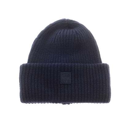【新品】ヤコブコーエン JACOB COHEN ローゲージウール ニットキャップ 帽子 ネイビー【 L 】【 状態ランクN 】【 メンズ 】