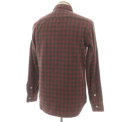 【新品】ドッピアアー DOPPIAA コットン チェック ワークシャツ ピンクxグレー【 39 】【 状態ランクN 】【 メンズ 】