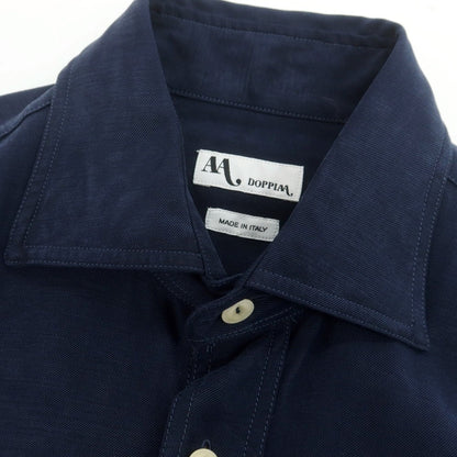 【新品】ドッピアアー DOPPIAA ラミー ワークシャツ ネイビー【 39 】【 状態ランクN 】【 メンズ 】