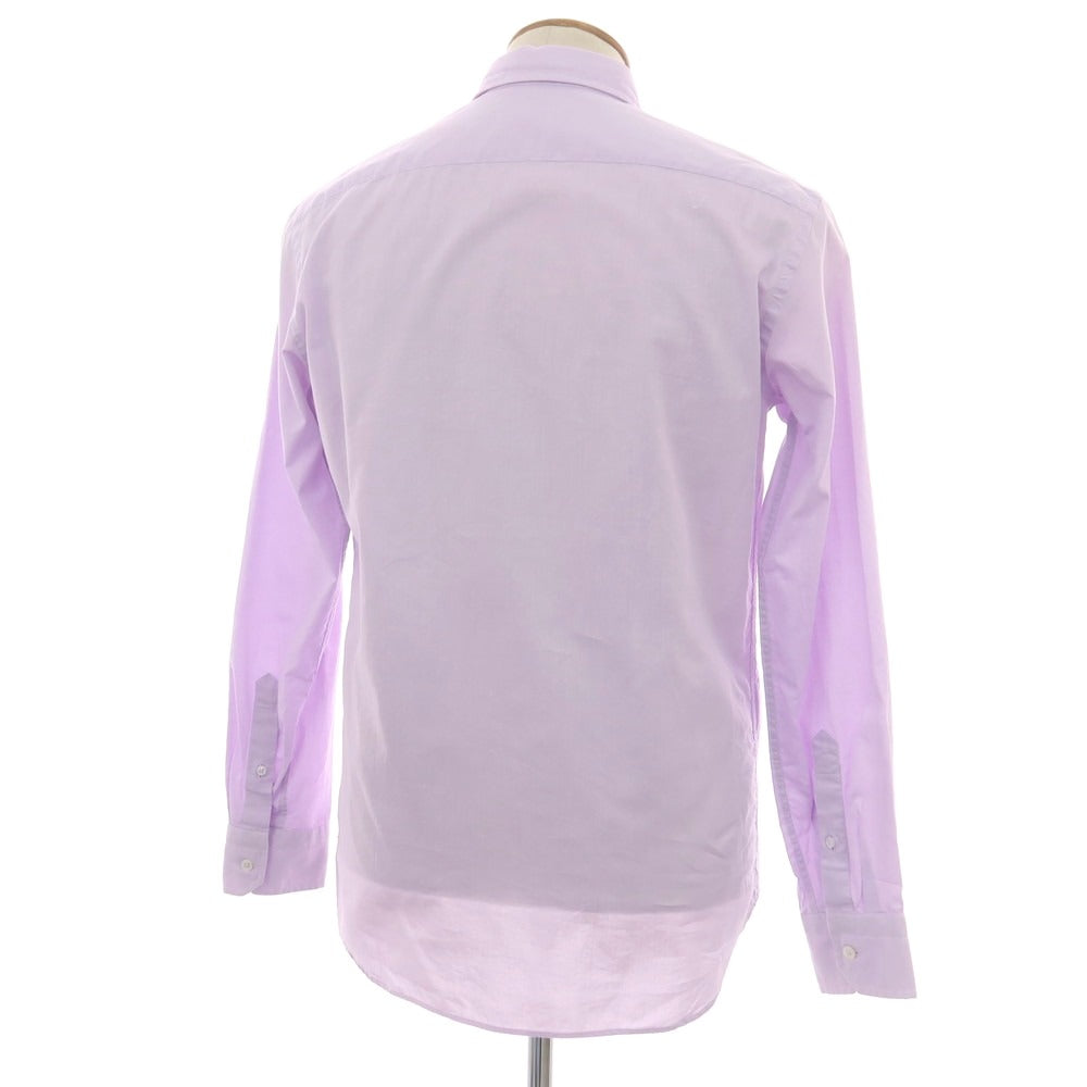 【新品】ドッピアアー DOPPIAA ブロード織りコットン カジュアルシャツ ライトパープル【 39 】【 状態ランクN 】【 メンズ 】