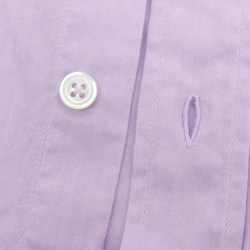 【新品】ドッピアアー DOPPIAA ブロード織りコットン カジュアルシャツ ライトパープル【 39 】【 状態ランクN 】【 メンズ 】