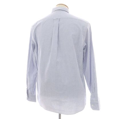 【新品】ドッピアアー DOPPIAA コットン ストライプ ボタンダウンシャツ ブルーxホワイト【 39 】【 状態ランクN 】【 メンズ 】