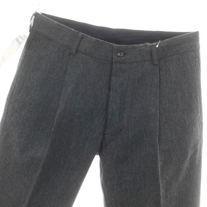 【新品】ドッピアアー DOPPIAA ウールコットン カジュアルスラックスパンツ グレーxネイビー【 48 】【 状態ランクN 】【 メンズ 】