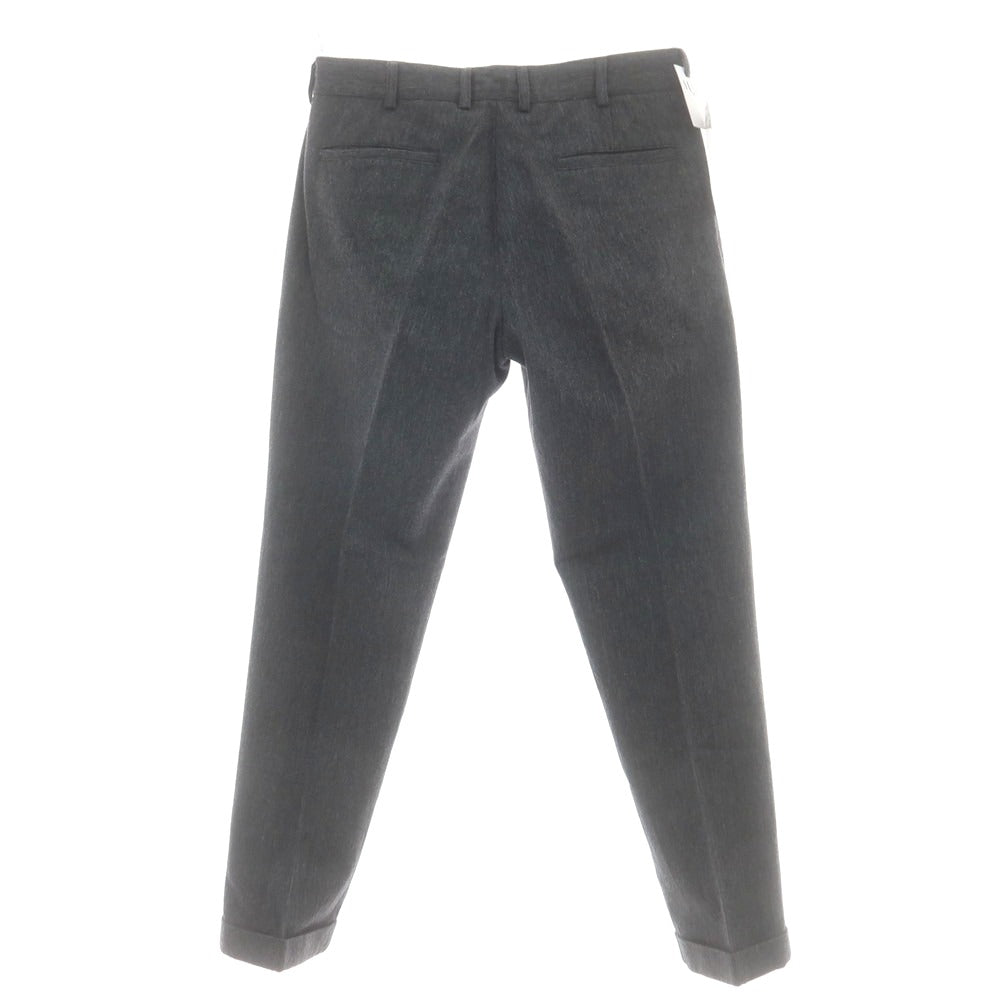 【新品】ドッピアアー DOPPIAA ウールコットン カジュアルスラックスパンツ グレーxネイビー【 48 】【 状態ランクN 】【 メンズ 】