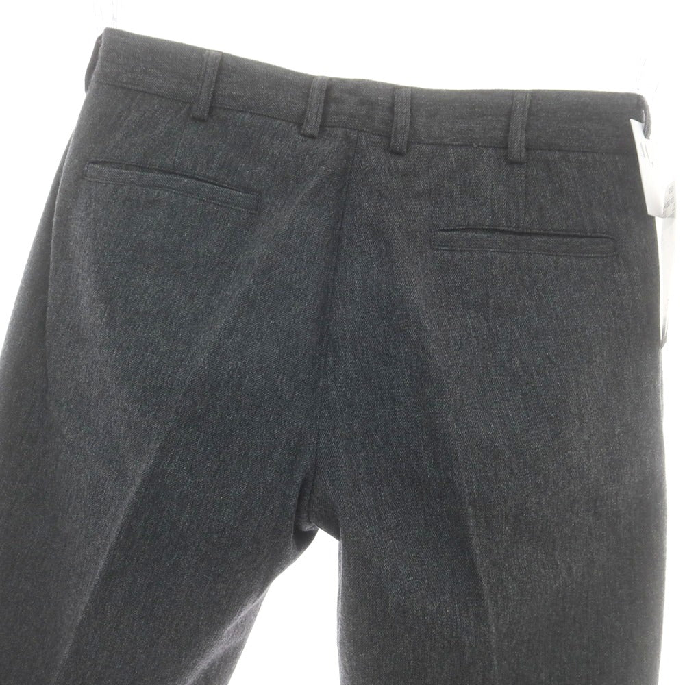 【新品】ドッピアアー DOPPIAA ウールコットン カジュアルスラックスパンツ グレーxネイビー【 48 】【 状態ランクN 】【 メンズ 】