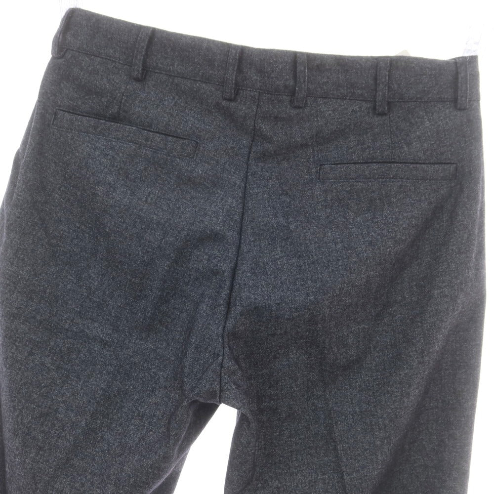 【新品】ドッピアアー DOPPIAA ウールポリエステル カジュアルスラックスパンツ グレイッシュネイビー【 48 】【 状態ランクN 】【 メンズ 】