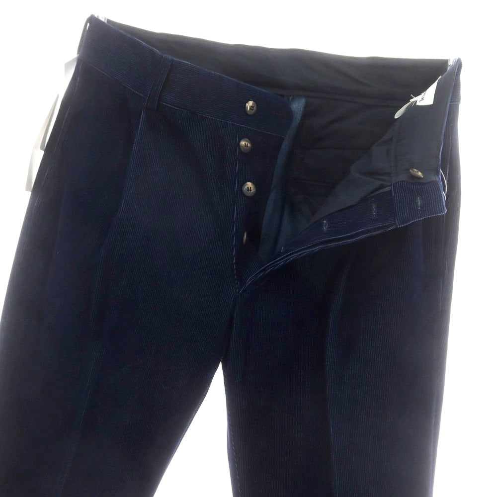 【新品アウトレット】ドッピアアー DOPPIAA コットン コーデュロイパンツ ネイビー【 48 】【 状態ランクN- 】【 メンズ 】