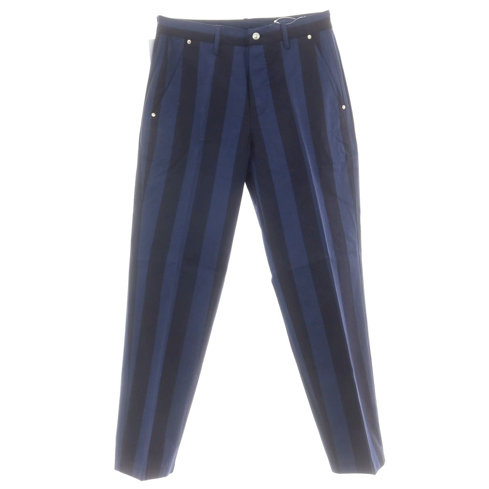 【新品アウトレット】ドッピアアー DOPPIAA コットン ワークパンツ ネイビーxダークネイビー【 48 】【 状態ランクN- 】【 メンズ 】