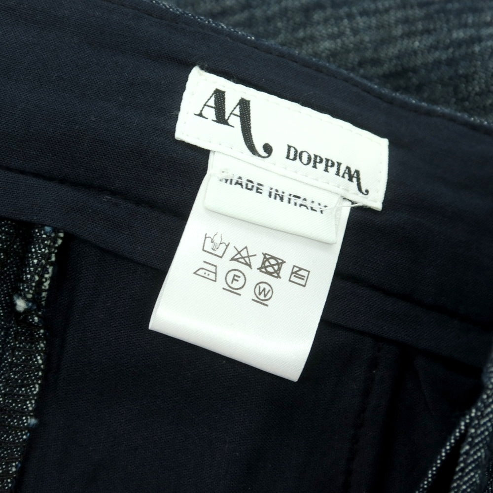 【新品アウトレット】ドッピアアー DOPPIAA コットン カジュアルスラックスパンツ ネイビー【 48 】【 状態ランクN- 】【 メンズ 】