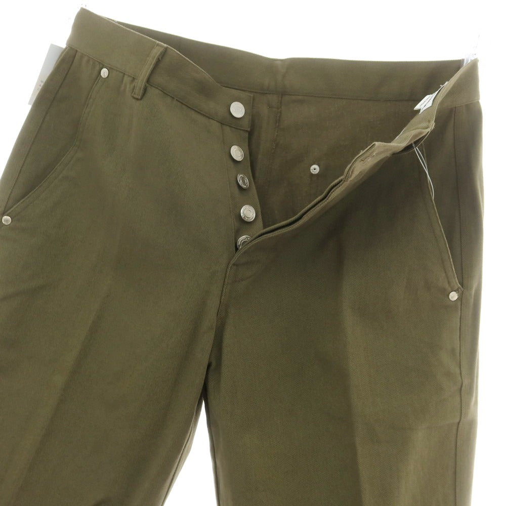 【新品】ドッピアアー DOPPIAA コットン ワークパンツ オリーブ【 48 】【 状態ランクN 】【 メンズ 】
