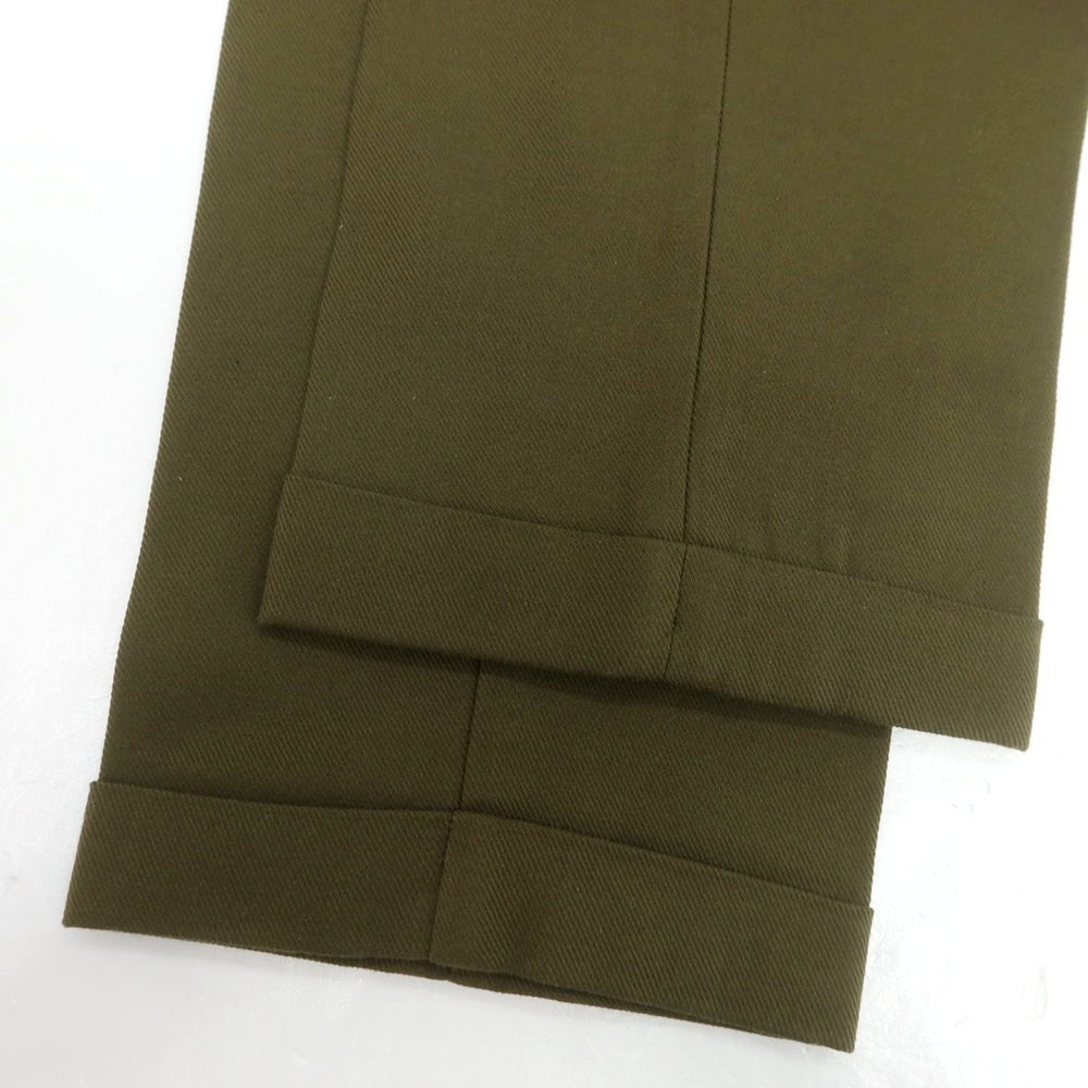 【新品】ドッピアアー DOPPIAA コットンウール カジュアルスラックスパンツ オリーブ【 48 】【 状態ランクN 】【 メンズ 】