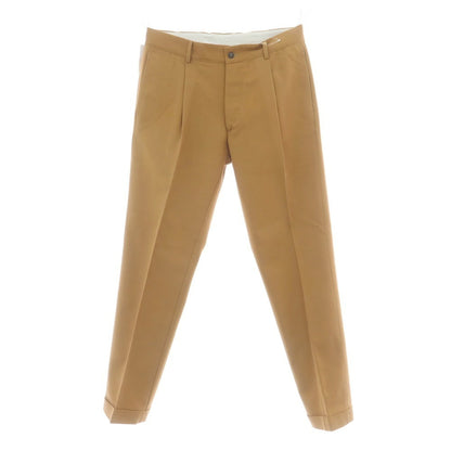 【新品】ドッピアアー DOPPIAA コットンウール カジュアルスラックスパンツ キャメルブラウン【 48 】【 状態ランクN 】【 メンズ 】