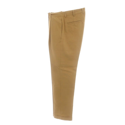 【新品】ドッピアアー DOPPIAA コットンウール カジュアルスラックスパンツ キャメルブラウン【 48 】【 状態ランクN 】【 メンズ 】