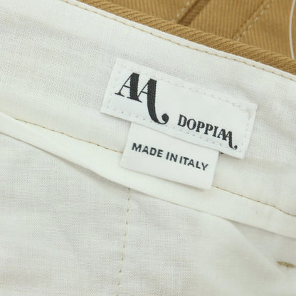 【新品】ドッピアアー DOPPIAA コットンウール カジュアルスラックスパンツ キャメルブラウン【 48 】【 状態ランクN 】【 メンズ 】