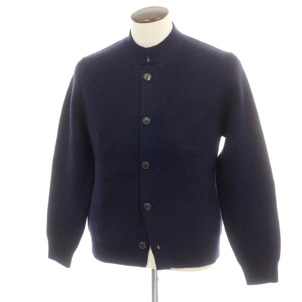 【新品】ドッピアアー DOPPIAA AAGRIF ウールナイロン カーディガン ネイビー【 50 】【 状態ランクN 】【 メンズ 】