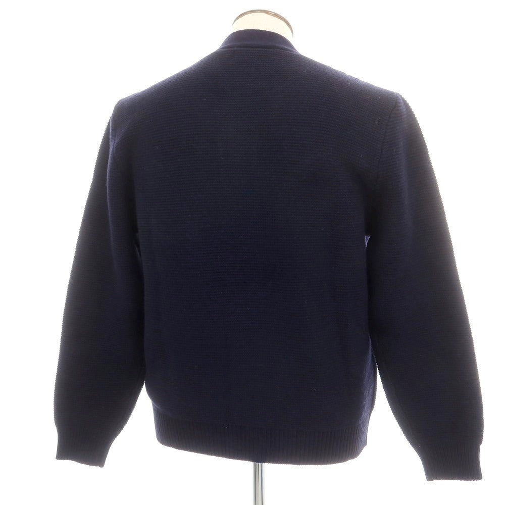 【新品】ドッピアアー DOPPIAA AAGRIF ウールナイロン カーディガン ネイビー【 52 】【 状態ランクN 】【 メンズ 】