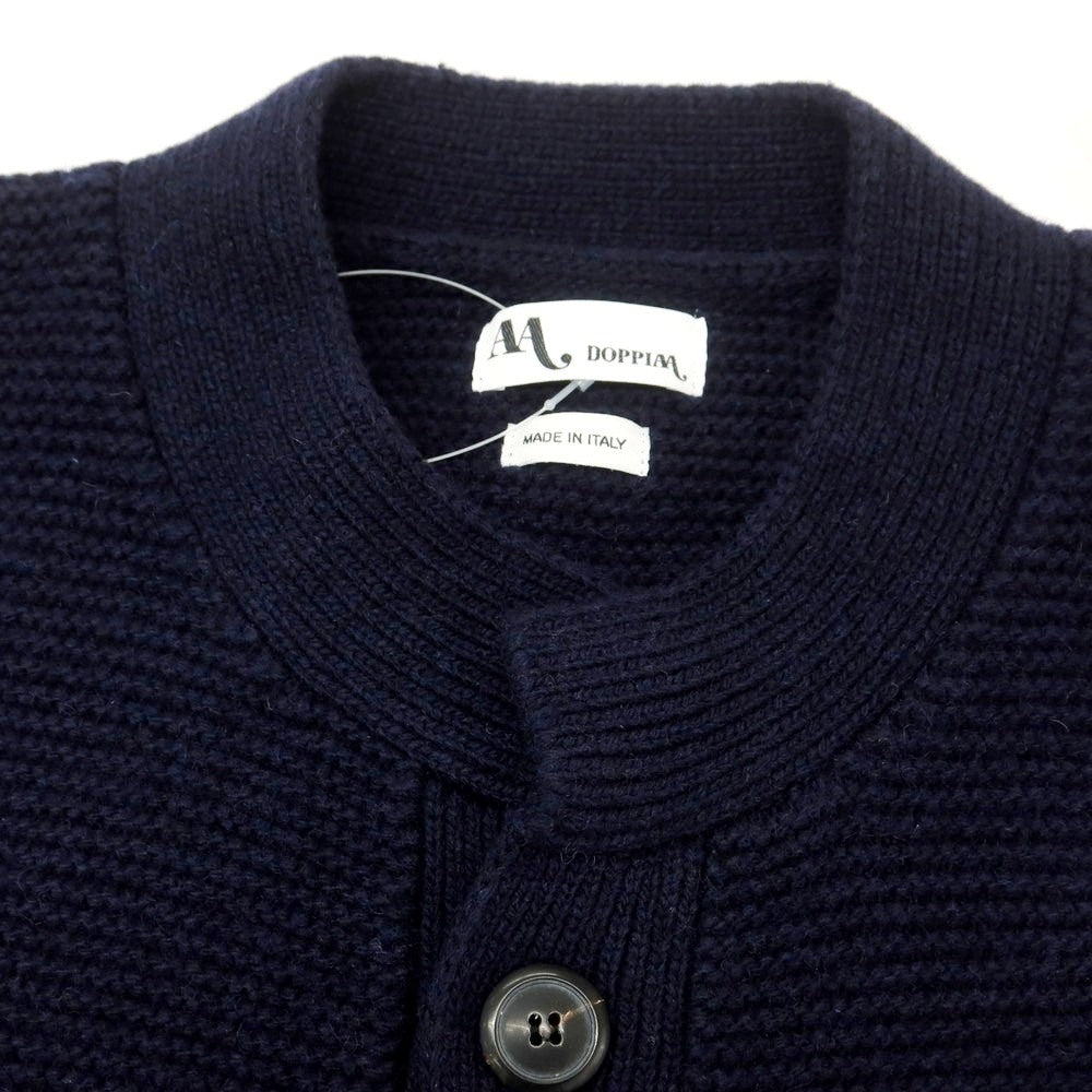 【新品】ドッピアアー DOPPIAA AAGRIF ウールナイロン カーディガン ネイビー【 52 】【 状態ランクN 】【 メンズ 】
