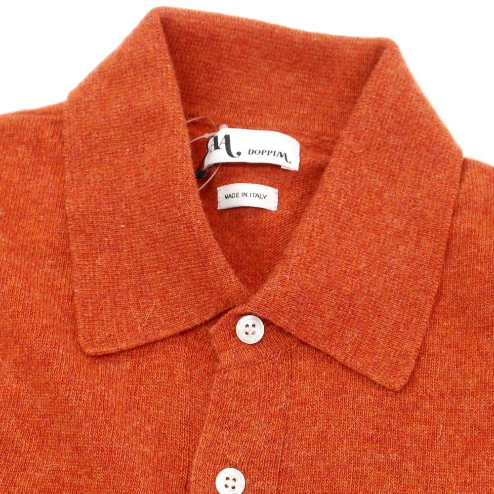 【新品】ドッピアアー DOPPIAA AARS ウールナイロン 襟付き カーディガン オレンジ【 46 】【 状態ランクN 】【 メンズ 】