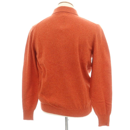 【新品】ドッピアアー DOPPIAA AARS ウールナイロン 襟付き カーディガン オレンジ【 48 】【 状態ランクN 】【 メンズ 】