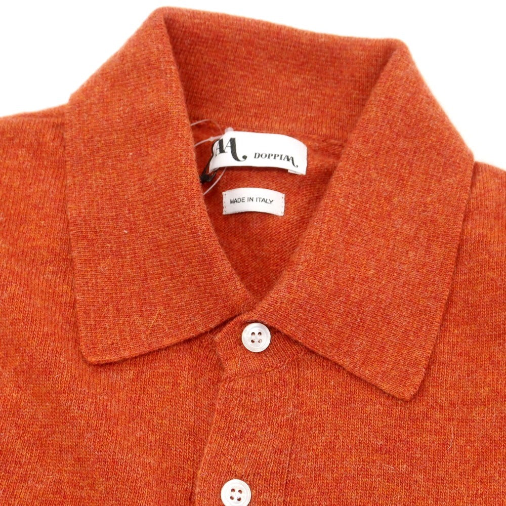 【新品】ドッピアアー DOPPIAA AARS ウールナイロン 襟付き カーディガン オレンジ【 48 】【 状態ランクN 】【 メンズ 】