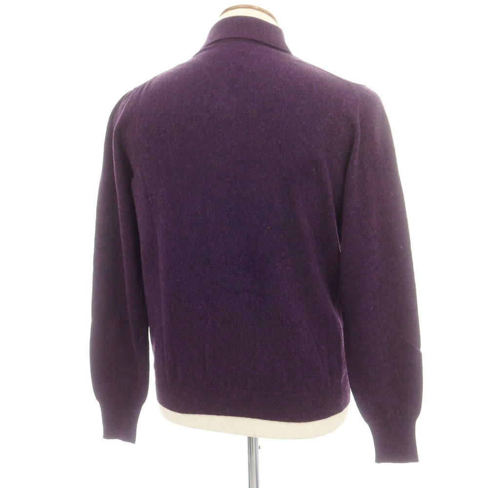 【新品】ドッピアアー DOPPIAA AARS ウールナイロン 襟付き カーディガン パープル【 46 】【 状態ランクN 】【 メンズ 】