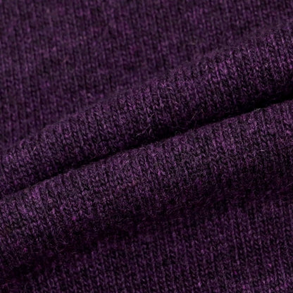 【新品】ドッピアアー DOPPIAA AAMINTORE ウールナイロン タートルネック プルオーバーニット パープル【 48 】【 状態ランクN 】【 メンズ 】