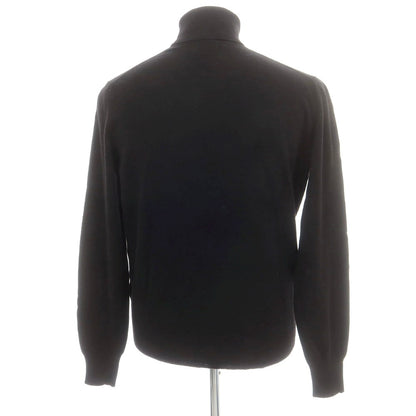 【新品】ドッピアアー DOPPIAA AAMINTORE ウールナイロン タートルネック プルオーバーニット ブラック【 48 】【 状態ランクN 】【 メンズ 】