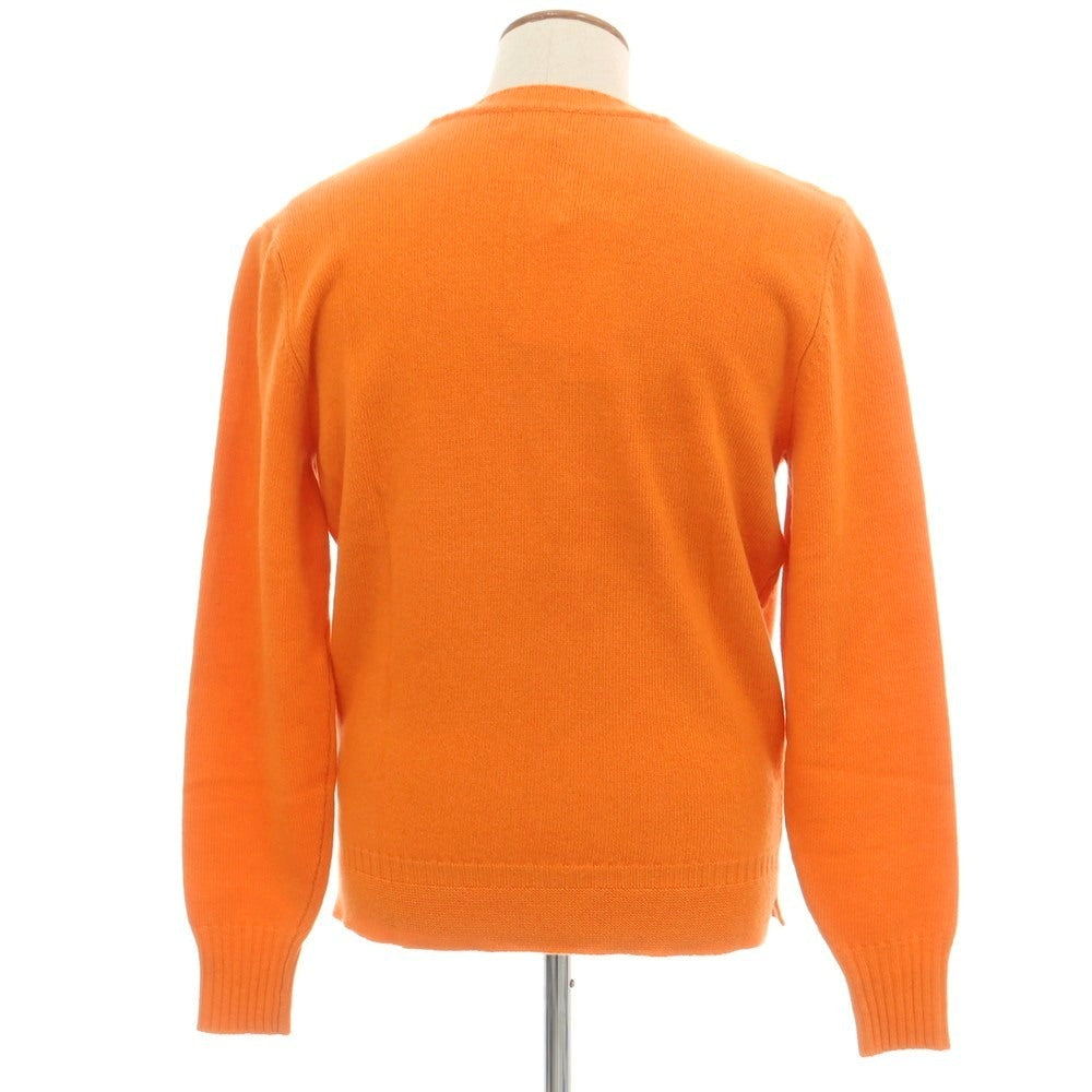【新品】ドッピアアー DOPPIAA AARSITA ウール Vネック プルオーバーニット オレンジ【 48 】【 状態ランクN 】【 メンズ 】