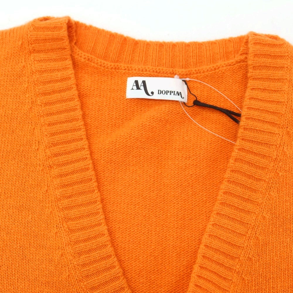 【新品】ドッピアアー DOPPIAA AARSITA ウール Vネック プルオーバーニット オレンジ【 48 】【 状態ランクN 】【 メンズ 】