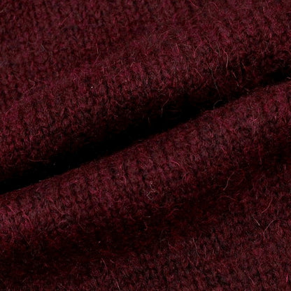 【新品】ドッピアアー DOPPIAA AAPPIO アルパカナイロンウール クルーネック プルオーバーニット ボルドー【 48 】【 状態ランクN 】【 メンズ 】