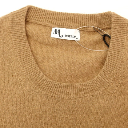 【新品アウトレット】ドッピアアー DOPPIAA AAPPIO ウールナイロン クルーネック プルオーバーニット ベージュ【 48 】【 状態ランクN- 】【 メンズ 】