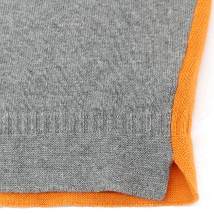 【新品】ドッピアアー DOPPIAA AAGRO ウール スキッパー プルオーバーニット オレンジxブラウン【 48 】【 状態ランクN 】【 メンズ 】