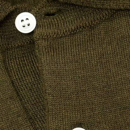 【新品】ドッピアアー DOPPIAA AARIC ハイゲージ ウール 長袖 ポロニット オリーブ【 48 】【 状態ランクN 】【 メンズ 】