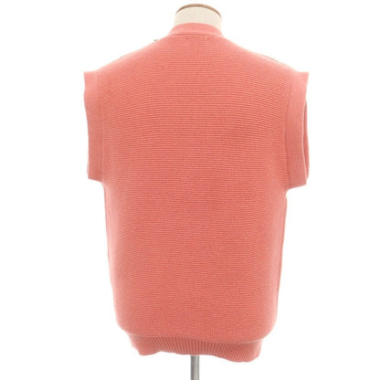 【新品】ドッピアアー DOPPIAA AARMADILLO ウールナイロン ニットベスト ピンク【 48 】【 状態ランクN 】【 メンズ 】