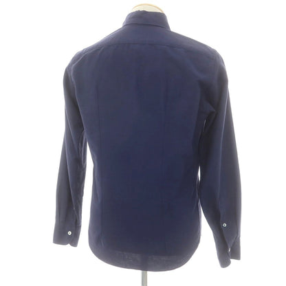 【中古】ジャンネット giannetto コットン系 ボタンダウン カジュアルシャツ ネイビー【 XS 】【 状態ランクB 】【 メンズ 】