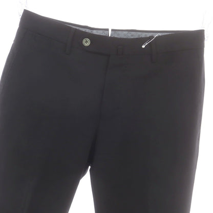 【中古】ピーティートリノ PT TORINO TECHNO WASHABLE WOOL ストレッチ ポリエステルウール ドレススラックスパンツ ブラック【 44 】【 状態ランクC 】【 メンズ 】