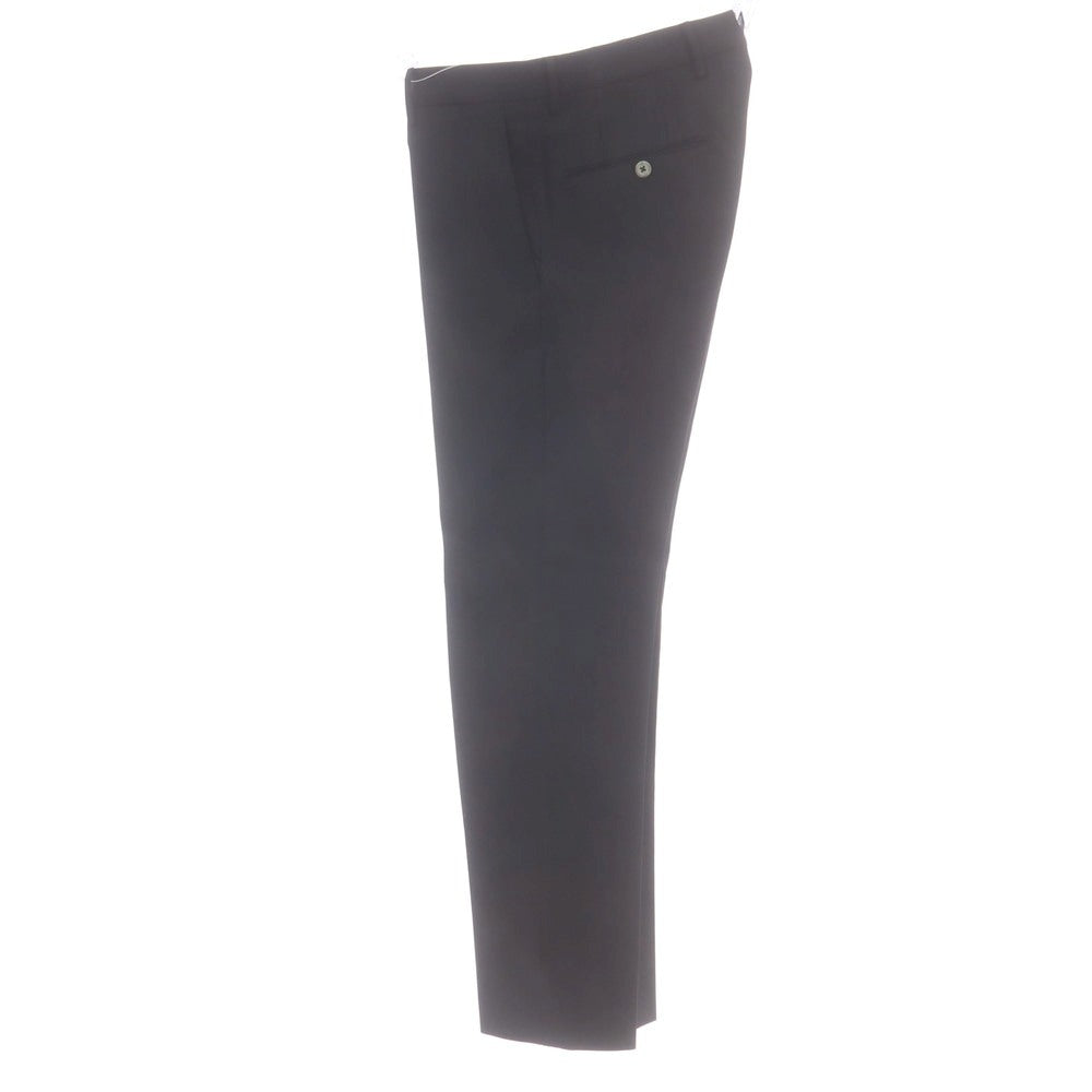 【中古】ピーティートリノ PT TORINO TECHNO WASHABLE WOOL ストレッチ ポリエステルウール ドレススラックスパンツ ブラック【 サイズ44 】【 状態ランクC 】【 メンズ 】 [BPD]