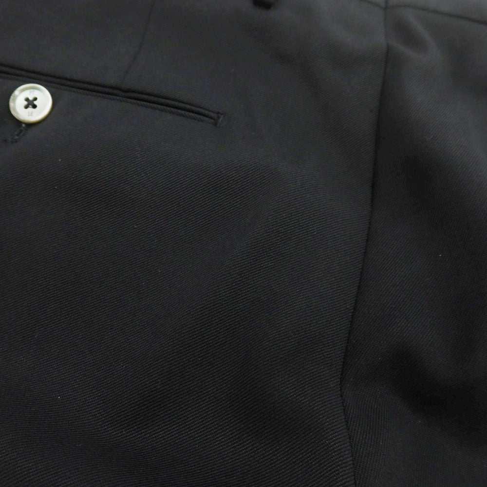 【中古】ピーティートリノ PT TORINO TECHNO WASHABLE WOOL ストレッチ ポリエステルウール ドレススラックスパンツ ブラック【 44 】【 状態ランクC 】【 メンズ 】