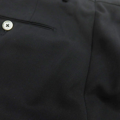 【中古】ピーティートリノ PT TORINO TECHNO WASHABLE WOOL ストレッチ ポリエステルウール ドレススラックスパンツ ブラック【 44 】【 状態ランクC 】【 メンズ 】