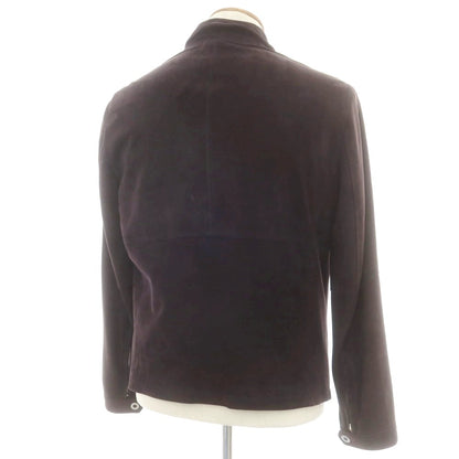 【中古】ルッフォ RUFFO ゴートスエード スイングトップ ブルゾン パープルブラック【 48 】【 状態ランクB 】【 メンズ 】